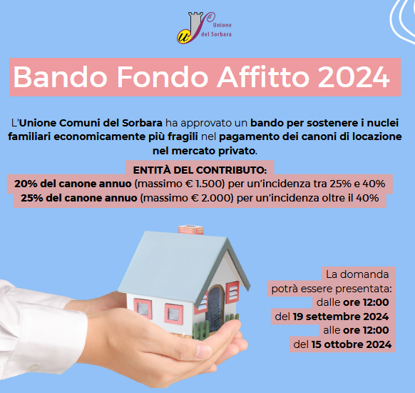 Bando Fondo Affitto 2024