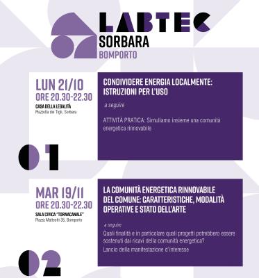 LAB.T.E.C., Laboratorio Territoriale per l’Energia Condivisa