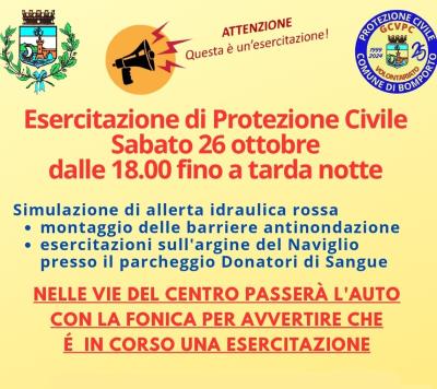 Esercitazione di Protezione Civile