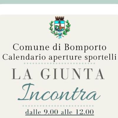 La Giunta incontra